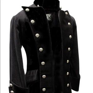 RARE Shriners of Hollywood 3/4 Length Black Coat